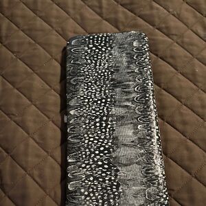 Black and White Patterned Wallet Clutch